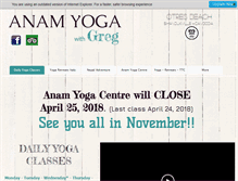 Tablet Screenshot of anamyogaotres.com